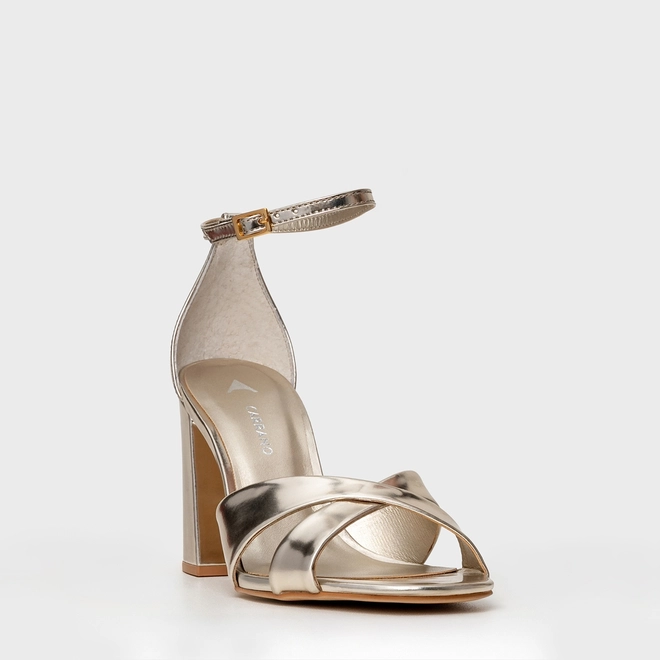 SANDÁLIA SCARPE DONNA SPECCHIO CHAMPAGNE - 762006 1 SANDÁLIA SCARPE DONNA SPECCHIO CHAMPAGNE - 762006 - Image 2