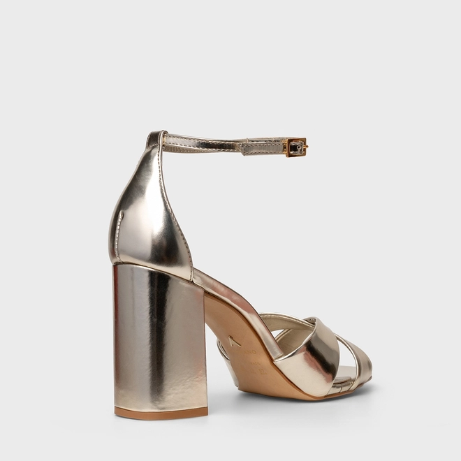 SANDÁLIA SCARPE DONNA SPECCHIO CHAMPAGNE - 762006 2 SANDÁLIA SCARPE DONNA SPECCHIO CHAMPAGNE - 762006 - Image 3