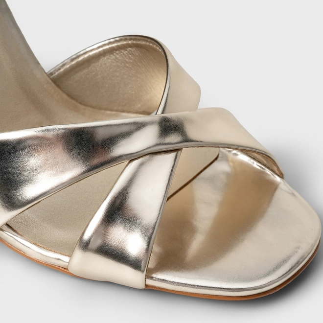 SANDÁLIA SCARPE DONNA SPECCHIO CHAMPAGNE - 762006 3 SANDÁLIA SCARPE DONNA SPECCHIO CHAMPAGNE - 762006 - Image 4