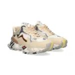 SAPATILHA EXE 134-28 BEIGE/SILVER