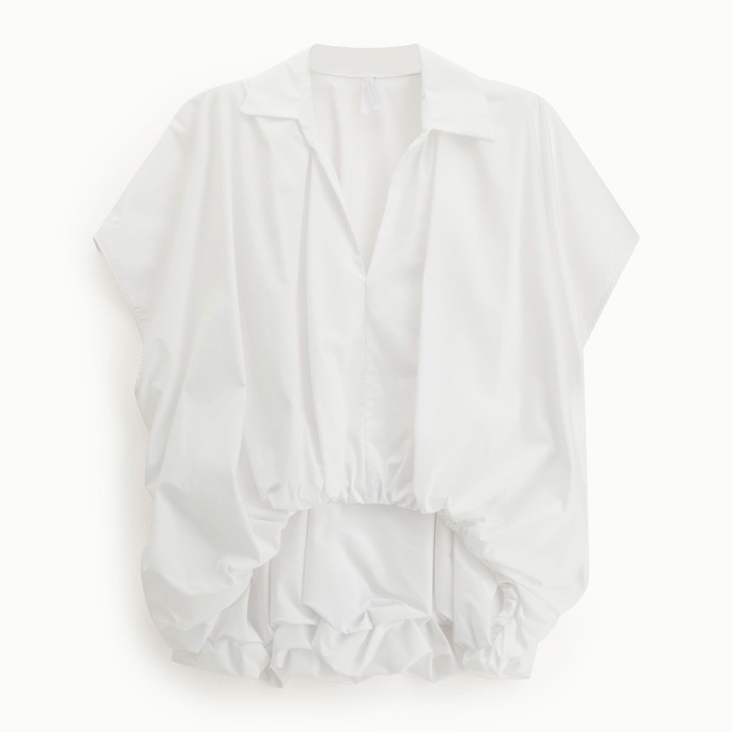 CAMISA OVERSIZED COM GOLA CLÁSSICA E BAINHA FRANZIDA- CNM7LFP