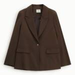 BLAZER DE UM BOTÃO COM BOLSOS DE ABA- J845A021