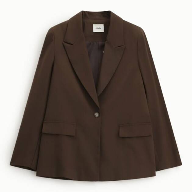 BLAZER DE UM BOTÃO COM BOLSOS DE ABA- J845A021