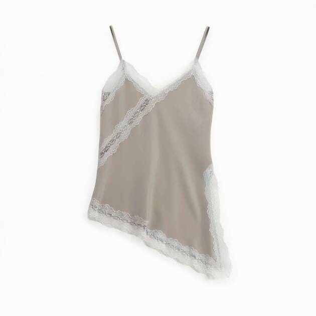 TOP ASSIMÉTRICO COM RENDA E ALÇAS FINAS- RIP0LBA