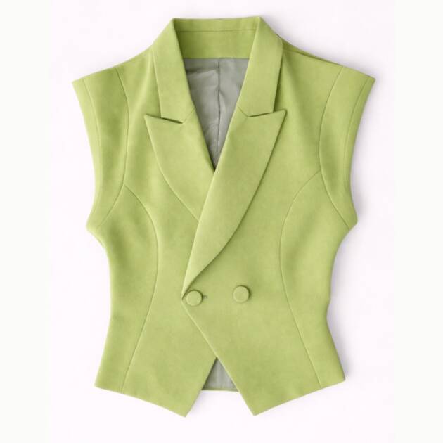 COLETE DE ABOTOAMENTO DUPLO COM LAPELA - JBN7LHX