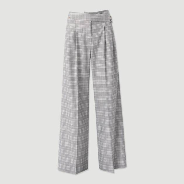 CALÇA XADREZ WIDE LEG - PV26SN10429