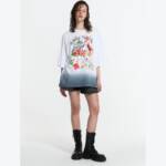 T-SHIRT OVERSIZED COM ESTAMPADA - VS26-19012