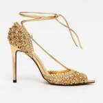 SANDÁLIA SALTO FINO COM TRAMADO- 537SD001494