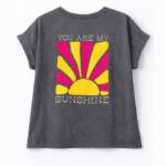 CAMISOLA CINZA COM ESTAMPADO “SUNSHINE”- 25000961