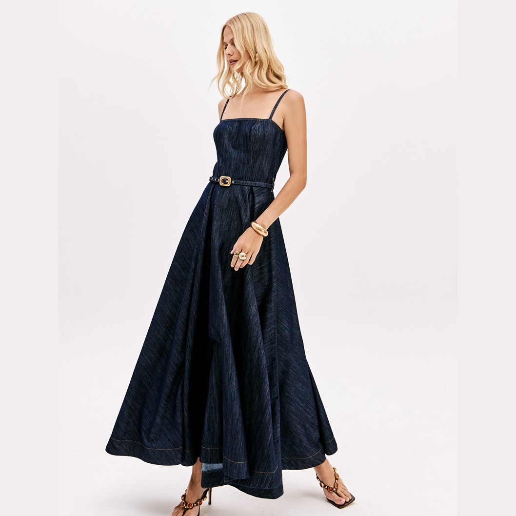 VESTIDO EM GANGA - 501VE000683