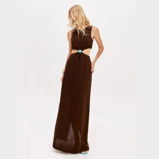 VESTIDO CASTANHO - 502VE011931