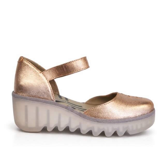 SANDÁLIAS COM TIRA NO TORNOZELO TAUPE - BISO305FLYROSADO