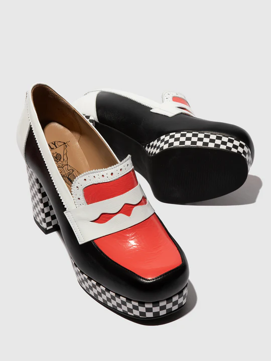 SAPATOS SEM ATILHOS VERMELHO/PRETO/BRANCO - EROK453FLY 3 SAPATOS SEM ATILHOS VERMELHO/PRETO/BRANCO - EROK453FLY - Image 4