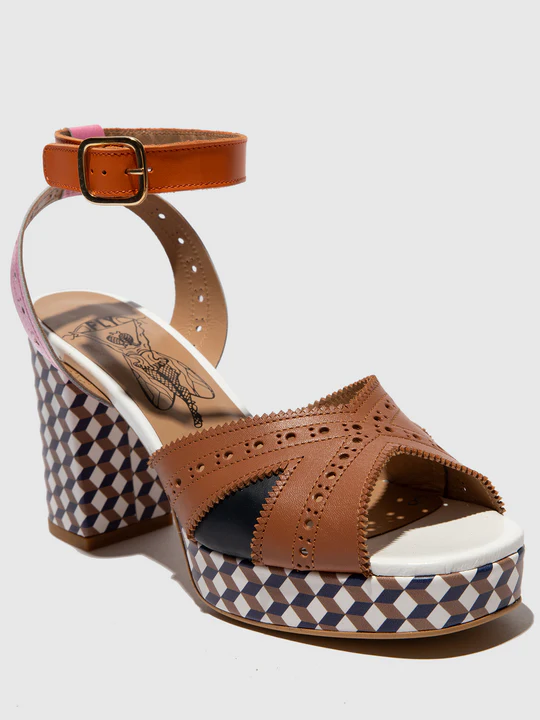 SANDÁLIAS COM FIVELA CAMELO/MARINHO/LARANJA/ROSA/BRANCO - EBAN454FLY 3 SANDÁLIAS COM FIVELA CAMELO/MARINHO/LARANJA/ROSA/BRANCO - EBAN454FLY - Image 4