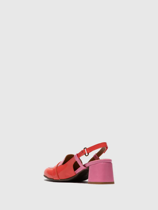SANDÁLIAS SLINGBACK ROSA/ESCARLATE - PEMY456FLY 2 SANDÁLIAS SLINGBACK ROSA/ESCARLATE - PEMY456FLY - Image 3