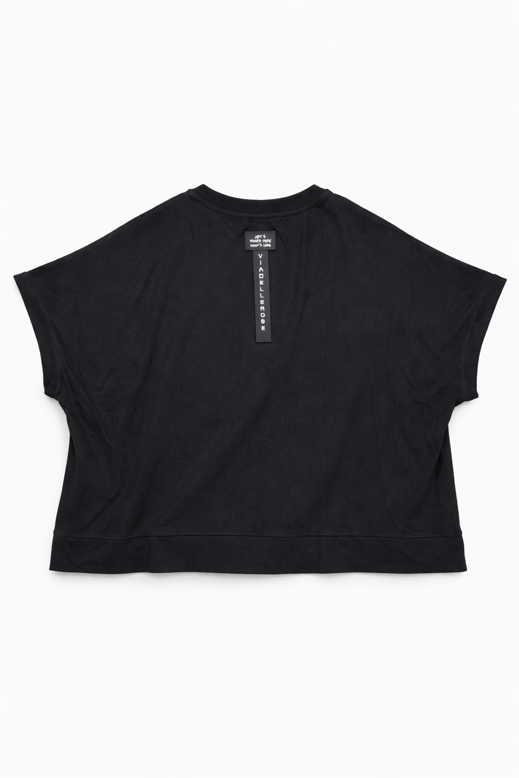 T-SHIRT PRETA COM RECORTES E FECHO - VS26-19015 2 T-SHIRT PRETA COM RECORTES E FECHO - VS26-19015 - Image 3