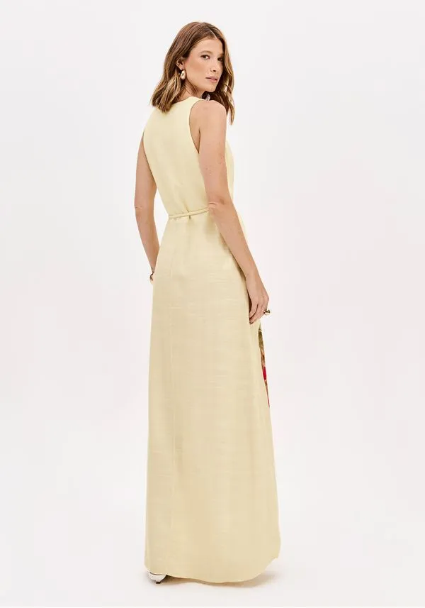 VESTIDO LONGO SEM MANGAS COM CINTO - 502VE011748 5 VESTIDO LONGO SEM MANGAS COM CINTO - 502VE011748 - Image 6
