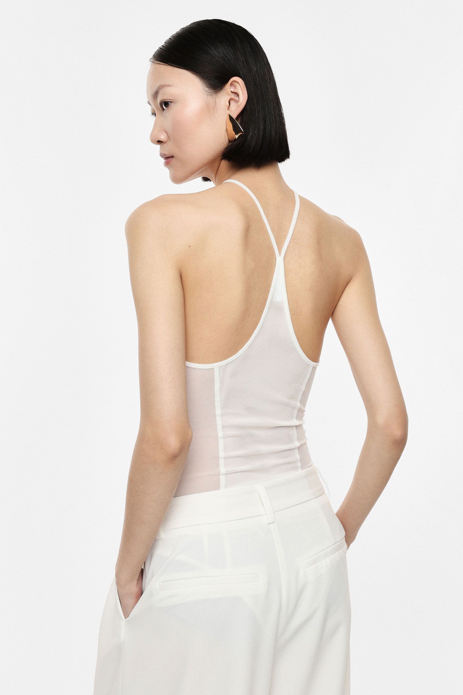 BODY COM ALÇAS FINAS E DECOTE HALTER - B281LJS 3 BODY COM ALÇAS FINAS E DECOTE HALTER - B281LJS - Image 4