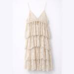 VESTIDO EM RENDA COM FOLHOS - TL-08SS261539