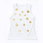 T-SHIRT COM APLICAÇÕES DOURADAS- TL-12SS261555