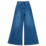 CALÇAS DE GANGA WIDE LEG ESCURAS - FB2719