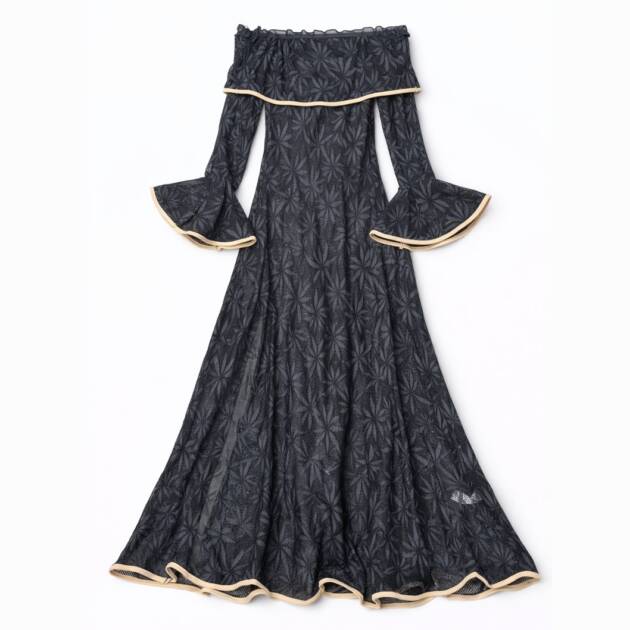 VESTIDO LUMILOBO COM RENDA TRANSPARENTE - LUMILOBO