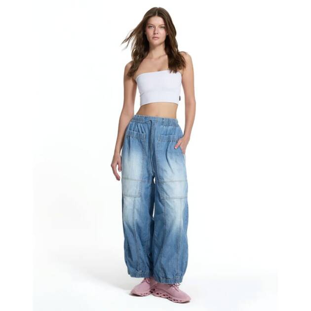 CALÇAS JOGGER DENIM WIDE FIT – VS26-19002