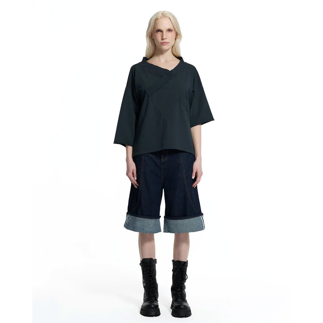 CAMISOLA EM ALGODÃO TRANSPASSADA - VS26-19036
