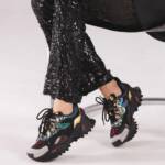 SAPATILHA EXE 4032-1A BLACK/GOLD